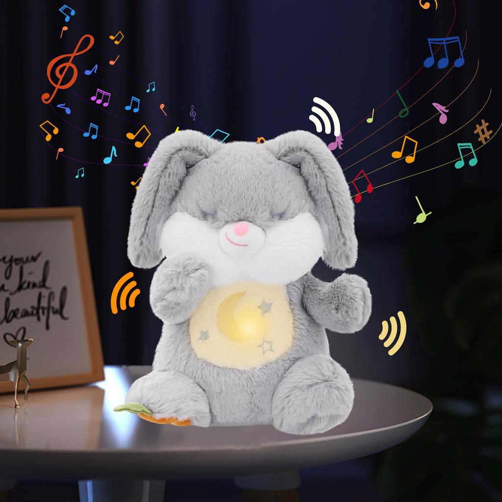 Музыкальная плюшевая игрушка JISON21 для ритма сна, подарок на день рождения для девочек и животных, музыка для сна, музыкальная развивающая игрушка, подарок для малыша на Рождество, подарок для малыша на праздник