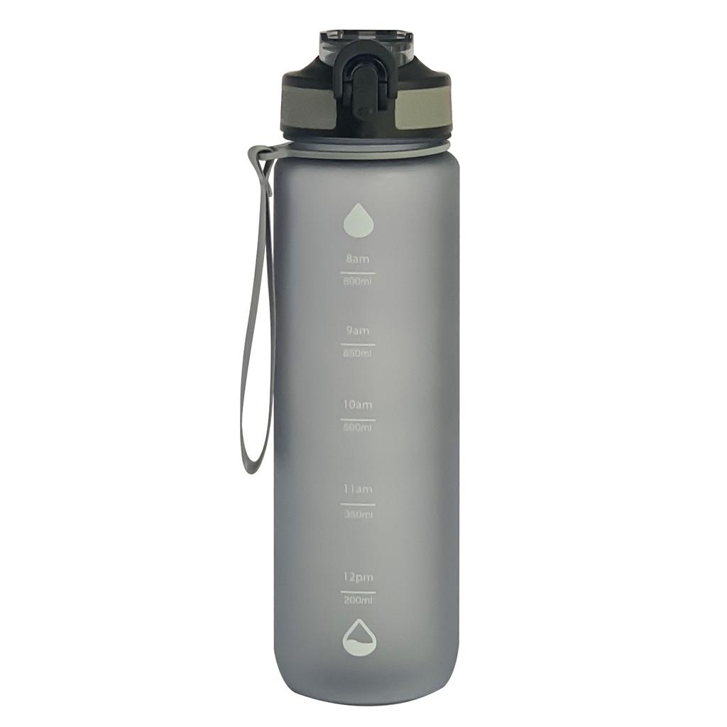 Матовый тритановый стакан с трубочкой, с градиентным переходом, большой емкости, для спорта и фитнеса, с ручкой для переноски, пластиковый стакан для воды для улицы