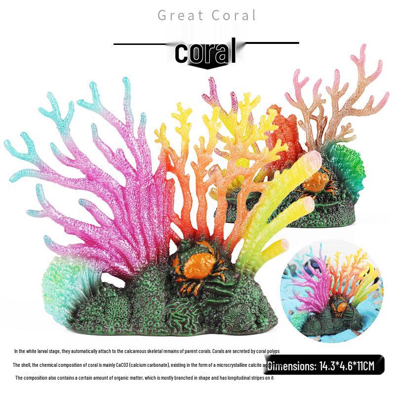 Coral Simulation Aquarium Decor: Fake Plants & Micro Landscapes for Fish Tanks