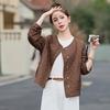 Women's Short Fashion Coat 2025 - Spring & Autumn, Loose Fit, Casual, Small Size, Ideal for Middle-Aged Moms