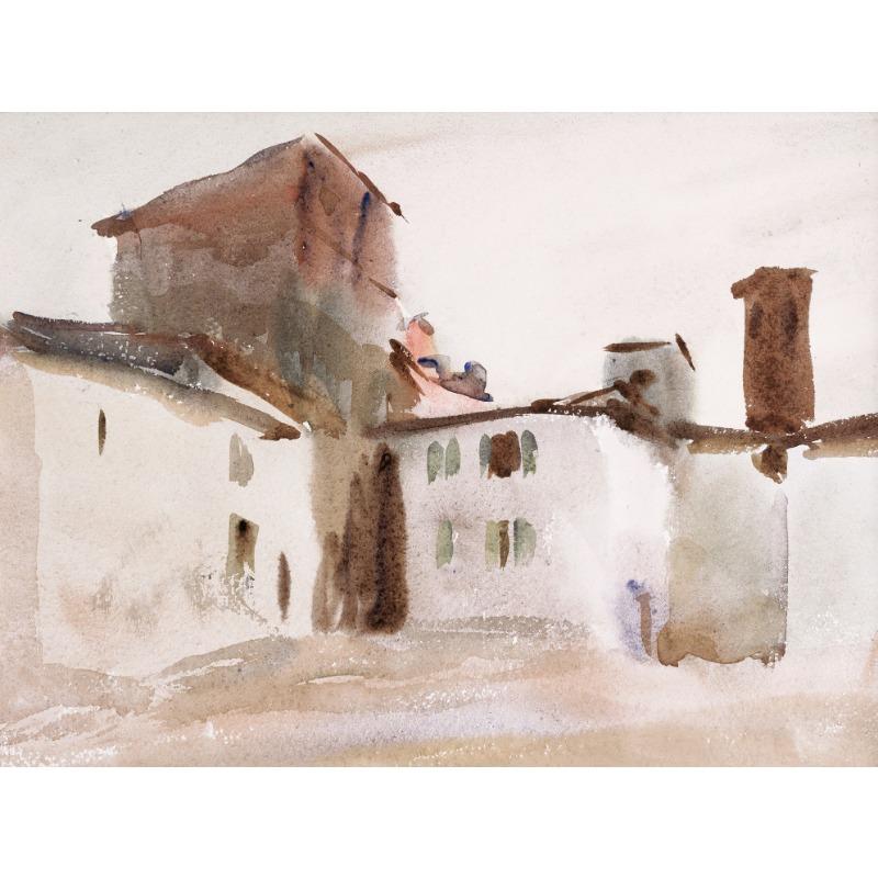 Vintage Mediterranean Coastal Landscape Posters and Prints Canvas Printing Wall Art Picture for Living Room Home Decoration