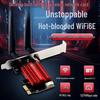 MT7922 WiFi 6E Трехдиапазонная беспроводная сетевая карта PCIe 5374 Мбит/с с Bluetooth 5.3 для настольных компьютеров