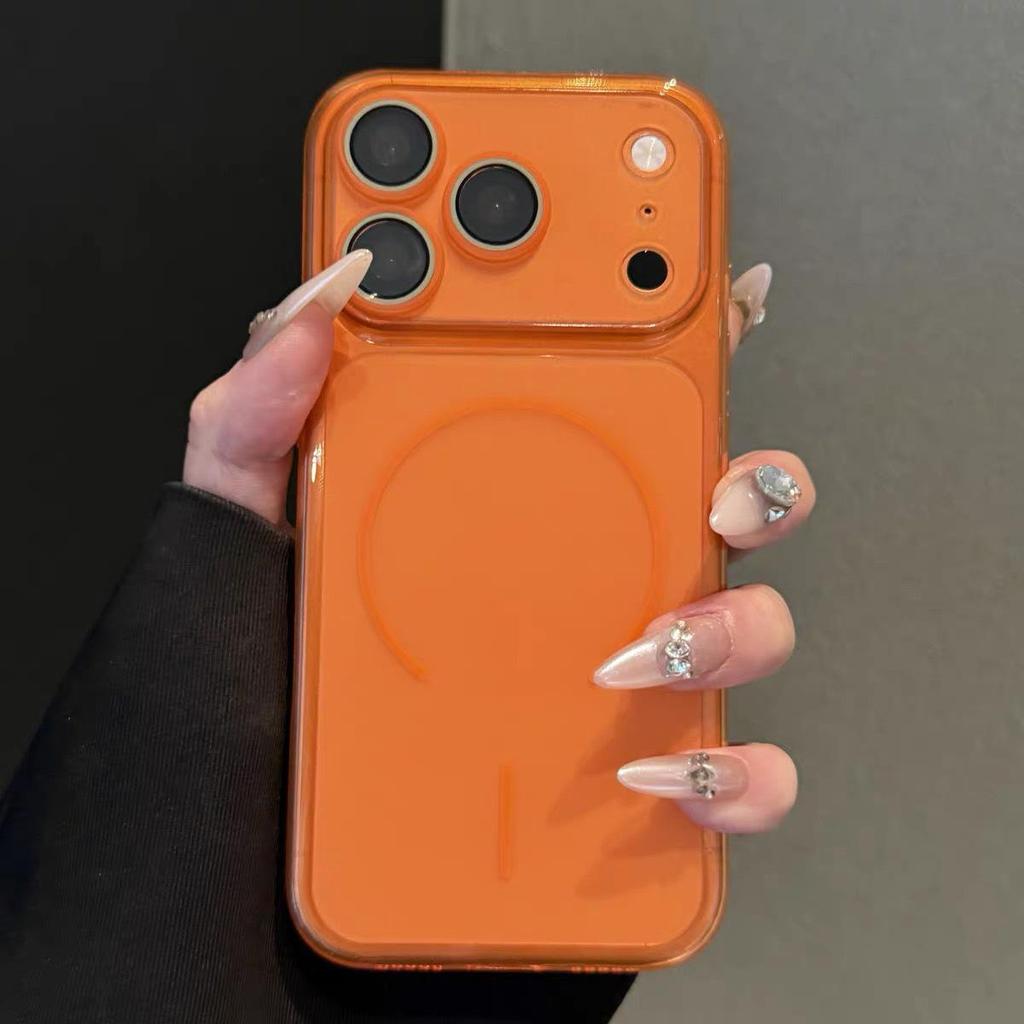 Instant Film-Lens 17-Window Phone Case for iPhone 16 Pro Max - Soft Silicone, Magnetic Adsorption