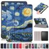Tablet Funda For IPad Air 2024 Case 11" PU Leather Hard Back Magnetic Folding Cover For IPad Air 11 2024 IPad Air 5 Air 4 6 Case