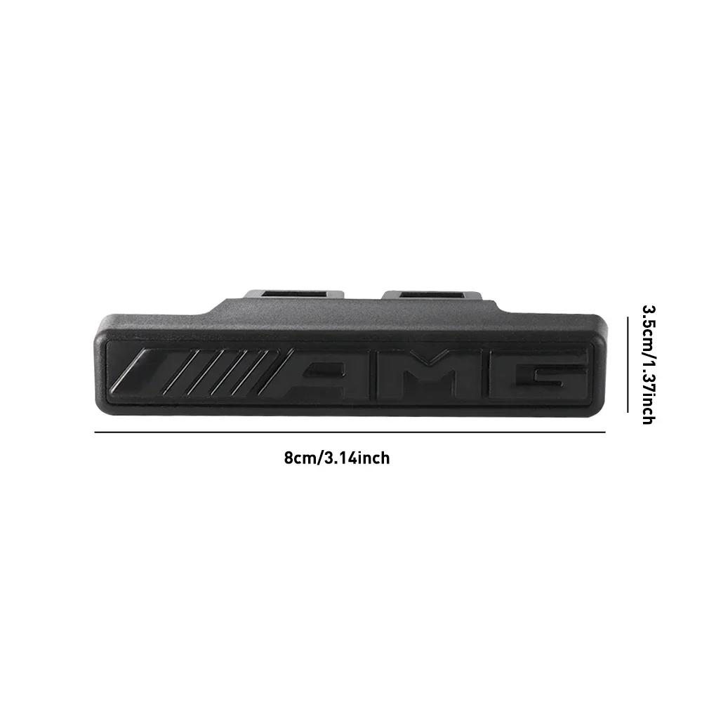 New For Mercedes Benz 3D Car ABS AMG Emblem Front Grille Badge Sticker Decoration for Mercedes Benz A B C E G Class GLA W176 W21