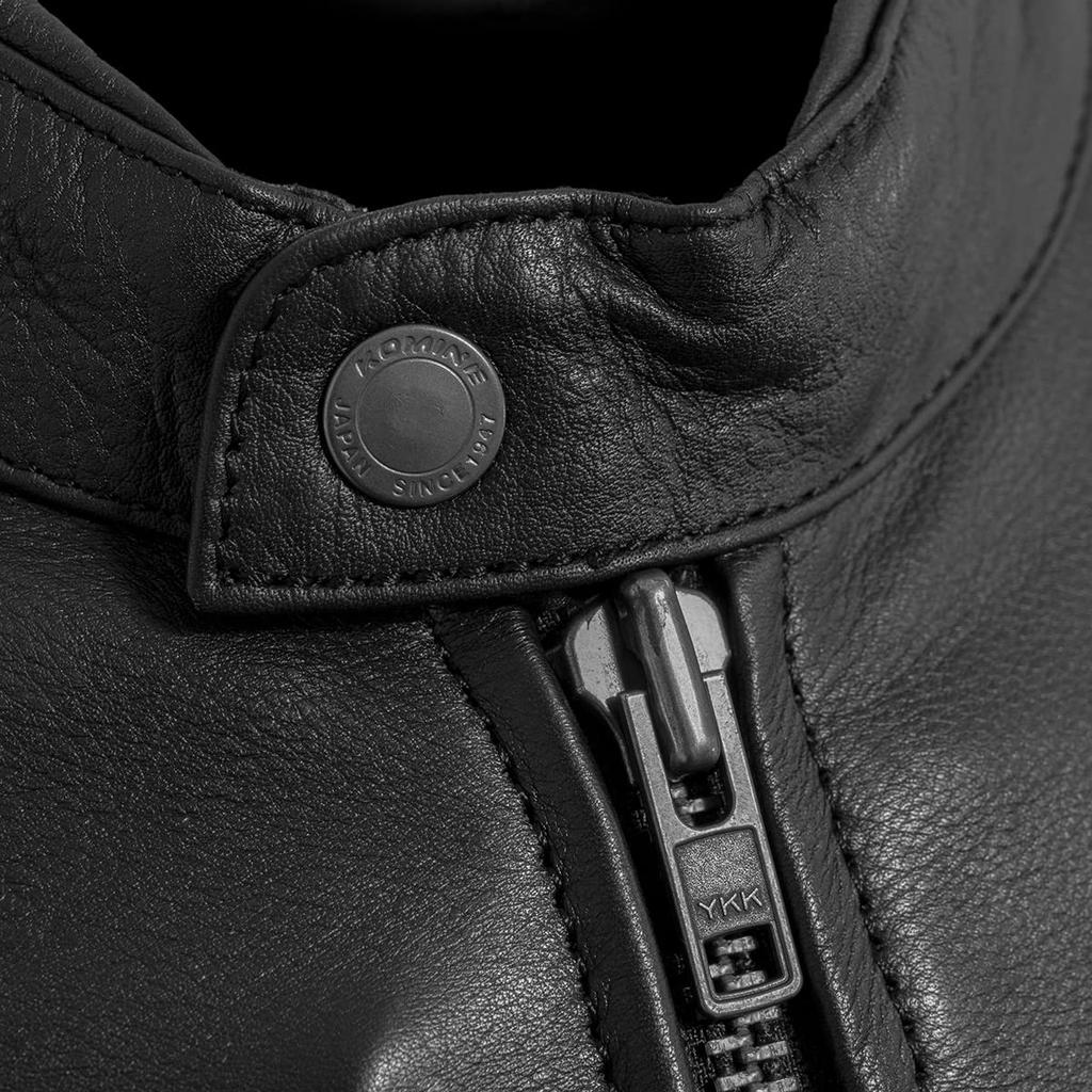 KOMINE Мотоциклетная куртка Одинарная кожаная куртка Черная M LJ-5343 02-5343 Мужская