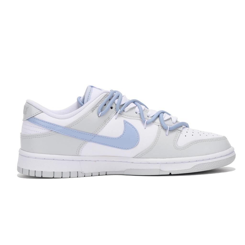 Nike Кроссовки для скейтборда Dunk Leather Coverage, нескользящие, ударопрочные, износостойкие, низкие, мужские, серо-синие, DV0831-101(Команда59-)