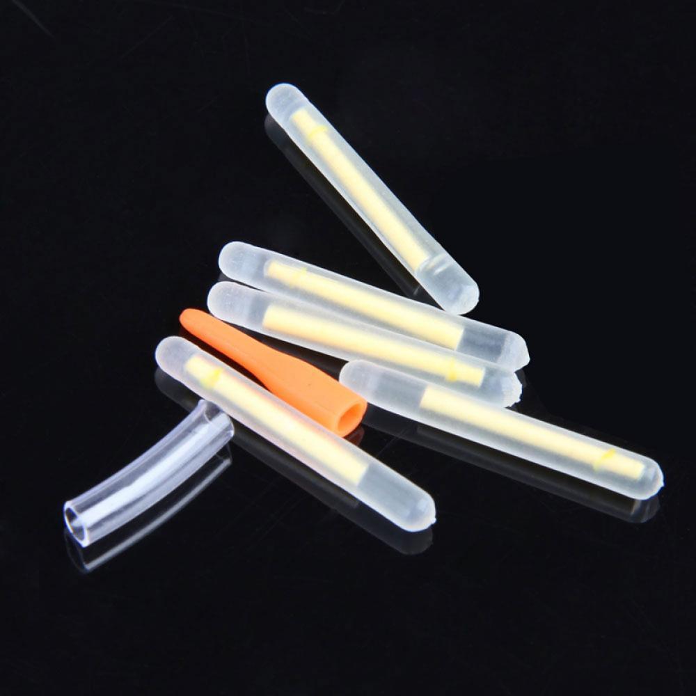 50pcs Outdoor Night Useful Fluorescent Light Dark Glow Stick Fishing Float Lightstick
