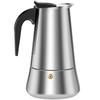 Stovetop Espresso Maker Versatile Stainless Steel Moka Pot Coffee Makers Time Saving Classic Induction Cookers for Home Using