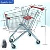 60 л Металлическая тележка для покупок и склада