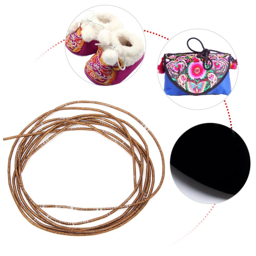 Fine Metallic Embroidery Wire Hand Sewing Metallic Embroidery Thread Beading Wire For Embroidery
