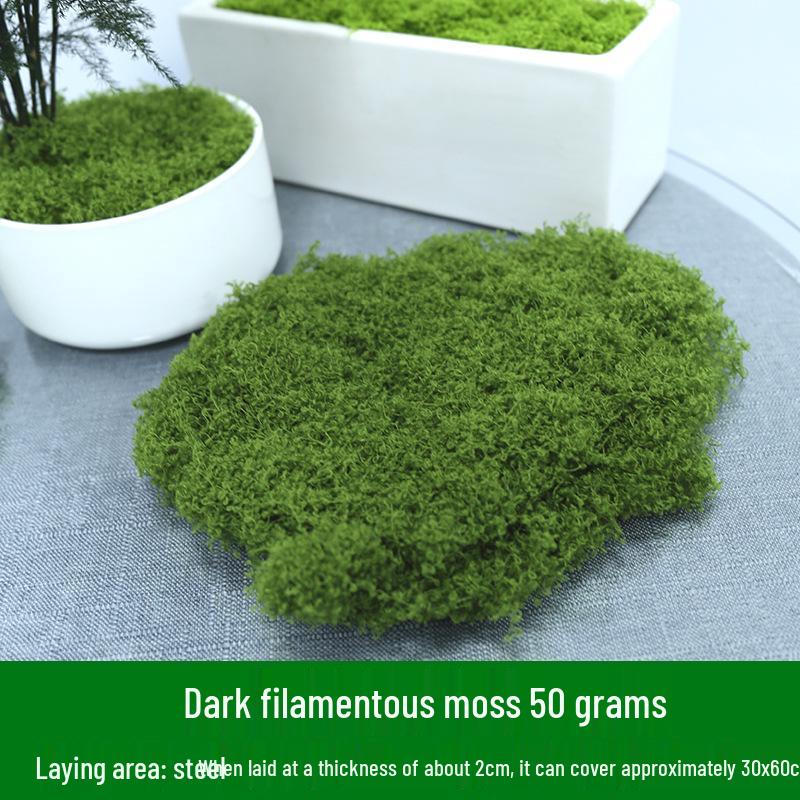 Artificial Green Moss Turf for Indoor/Outdoor Landscaping and Decor