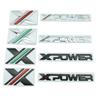 Car 3D Metal X XPOWER Logo Trunk Body Badge Emblem Decals Sticker For MG 3 7 5 6 EZS TF ZR ZS HS GS GT Hector RX5