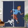 Adventures of Tintines Anti-mosquito Curtains for Living Room Shades Blackout Curtain Partition Tulle for Bedroom Kitchen Camera