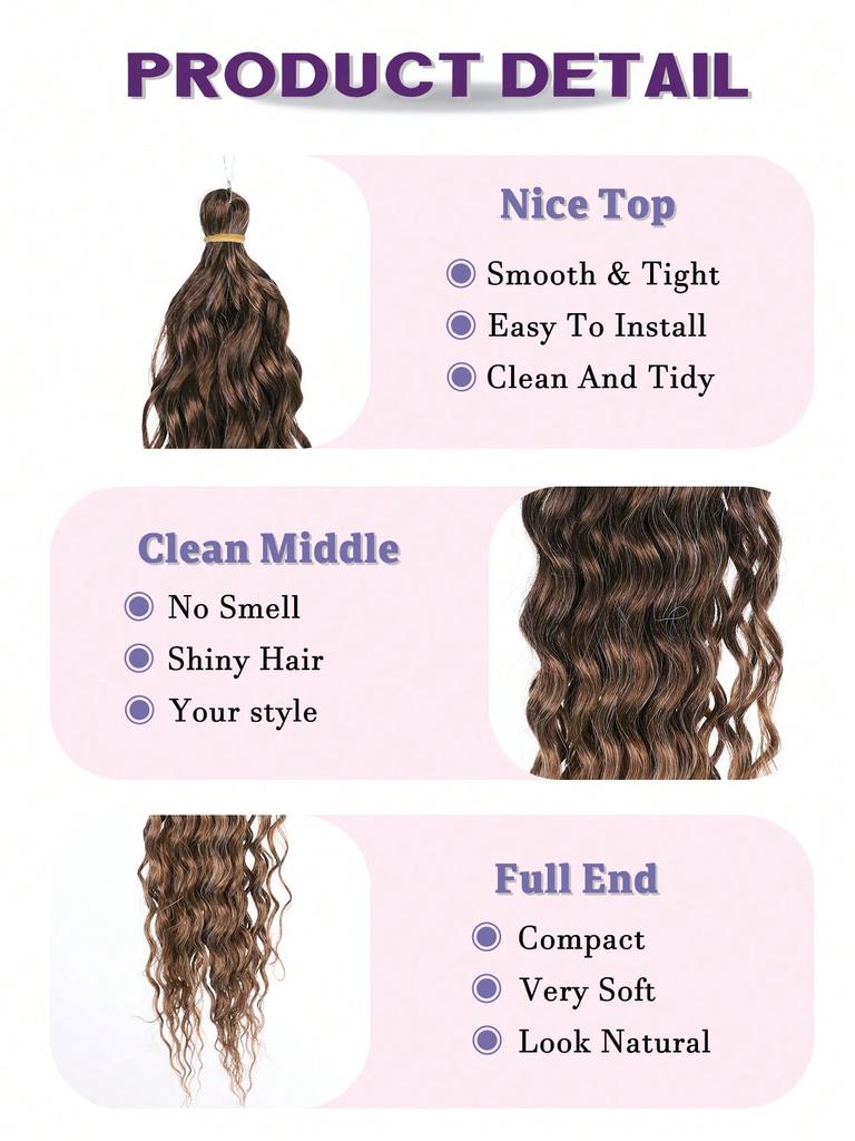 22-дюймовые волосы Ocean Wave, синтетические, глубокая волна, плетение крючком, накладные волосы, омбре, афро-кудри, страстные крученые волосы