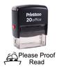 Printtoo PLEASE PROOF READ Self Inking Rubber Stamp Office Stationary Custom