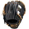 ZETT Youth Baseball Soft B BJGB74520F Glove, Steer, All-Around, Black/Pastel (1932), Size Small,
