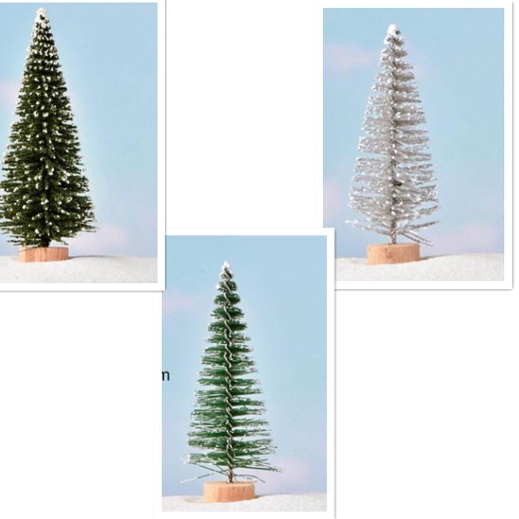 Mini Christmas Trees DIY Xmas Bottle Brush Trees