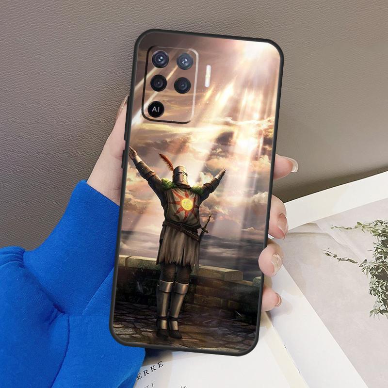 Слава Солнцу Чехол Dark Souls Для Oppo A5 Pro A15 A17 A57 A77 A18 A38 A58 A78 A98 A94 A74 A54 A16 A76 A96 A40 A60 A80