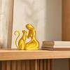 3D-печатная скульптура Форма Женщины и Кошки Матовое покрытие Прочная фигурка Легкая роскошь