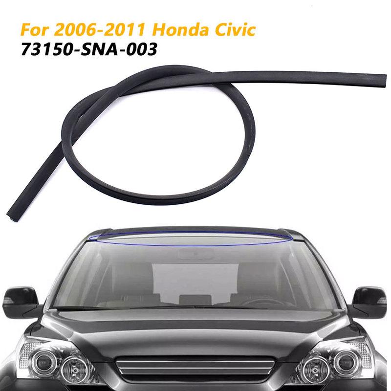 1pc Windshield Reveal Surround Molding Trim 73150-SNA-003 For Civic 2006-2011 Automobiles Parts Rubber Wind Rain Sealing Strips