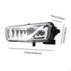 Left Side Fog Lamp 1856091 Spare Parts Simple Installation with Clear Lens Automotive Accessories
