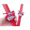 1 шт. Мультяшные часы Super Wings Фигурки самолетов Силиконовый ремешок ПВХ Модель Детский Подарок Игрушка