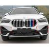 For BMW X1  F48 Gloss Black  Front Fog Light Lamp Strip Cover Trim 2Pcs