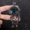 Black Ethiopian Opal Pendant Copper Wire Wrapped Pendant Handmade Copper Jewelry Gemstone Pendant Awesome Wire Wrap Jewelry Engagement Gift