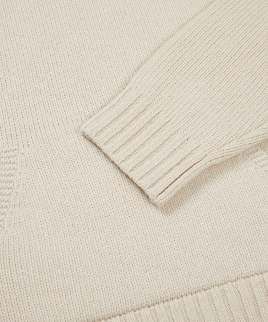 IEY Butterfly Lambswool Hoodie Knit Ivory