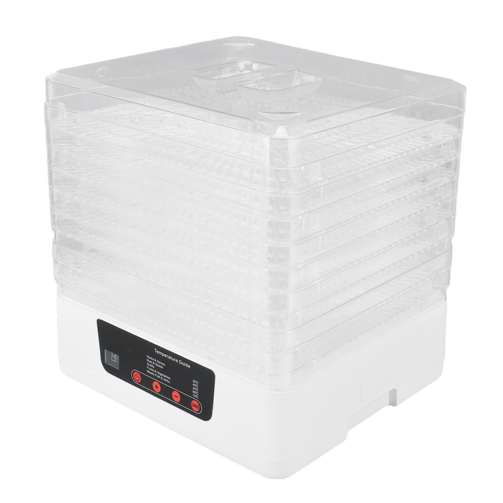 Electric Food Dehydrator Home Fruit Dehydrator Machine with 8 Trays for Meat Herbs Veggies 350WEU