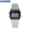 CASIO Quartz A159WA-N1 Цифровые повседневные серебряные наручные часы из нержавеющей стали для мужчин