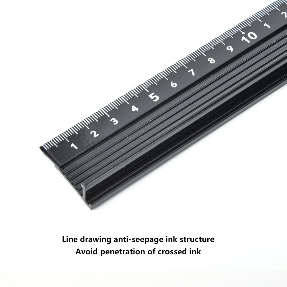 Режущая линейка L-типа из алюминиевого сплава измерительный инструмент аппаратные принадлежности для измерения длины(L Тип