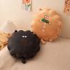 Cartoon Biscuit Shape Cute Cat Plush Cushion Gingerbread Kittey Stuffed Throw Pillow Anime Bedroom Sofa Toys Xmas Gifts