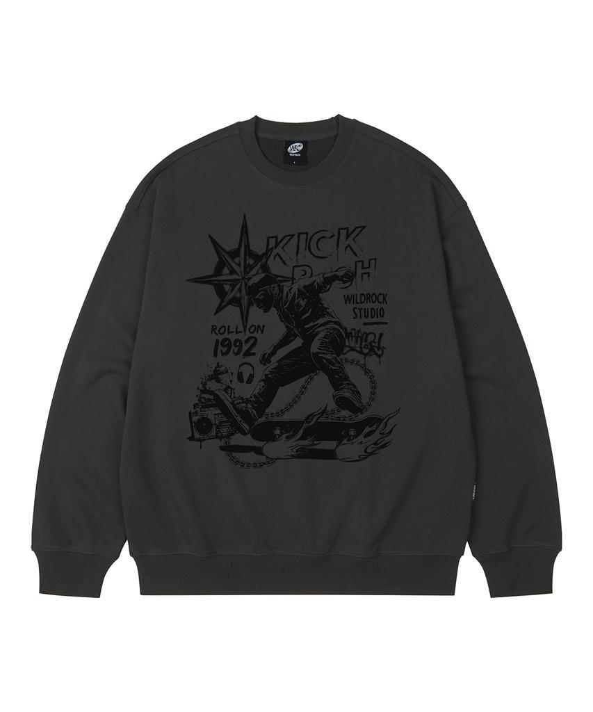 WILDROCK Kick Push Oversized Sweatshirt_9 Col (B Type)