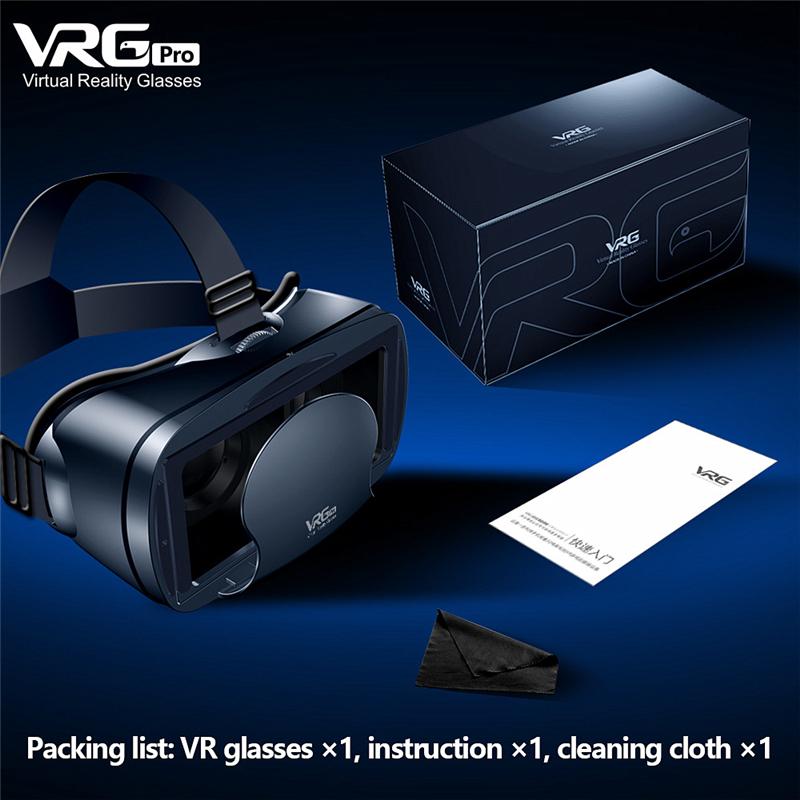 Смартфоны с диагональю от 5 до 7 дюймов VRG Pro 3D VR Очки Полноэкранные визуальные широкоугольные очки VR
