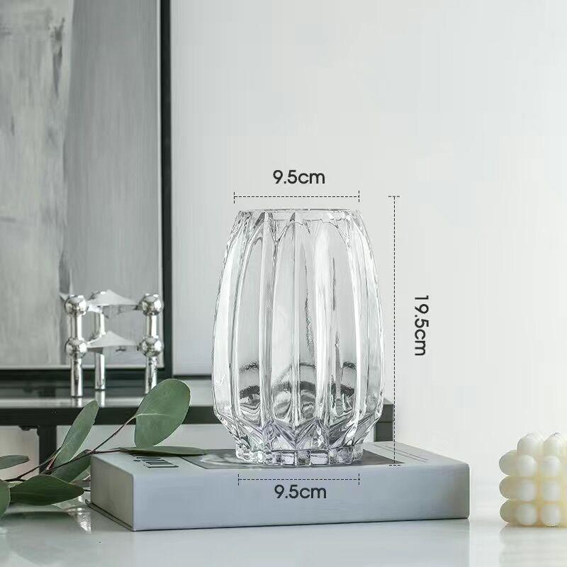 Ваза Стеклянная ваза Украшение дома Украшения Цветочная композиция Ваза для цветов