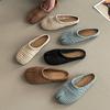 Fashion Retro Woven Hollow Breathable Bag Head Half Drag Women Wear Summer New Wear Casual Cool Slippers