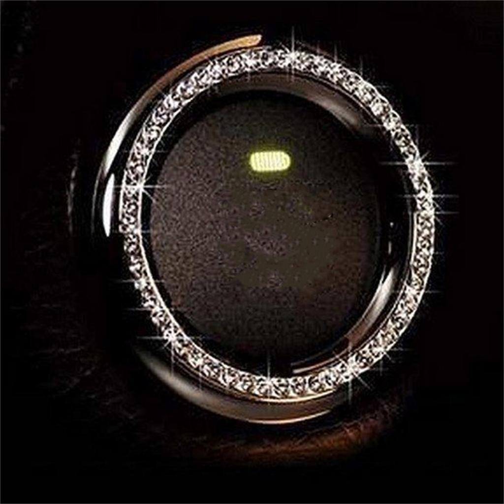 2 шт. кристалл горный хрусталь автомобильный двигатель запуск стоп украшение кольцо Bling аксессуары для интерьера автомобиля