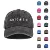 Повседневная Унисекс Регулируемая Бейсболка с Вышитым Дизайном Artemis II Прочная Хлопковая Твил Ткань Структурированный Козырек Низкий Профиль