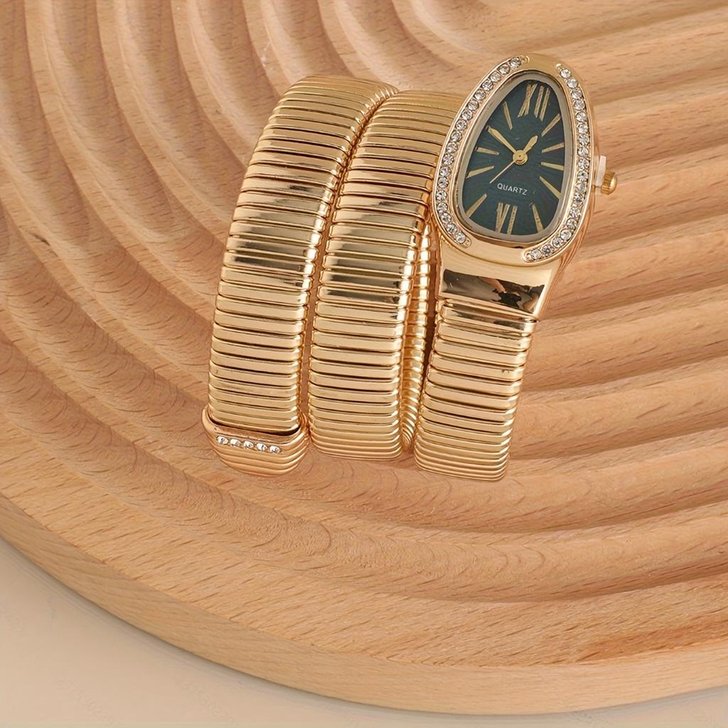 1pc-Luxury Ladies Quartz Watch Fashion Gold Ladies Watches Clock High-quality Stainless Steel Bracelet Wristwatch Gifts