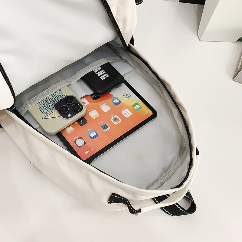 Студенческий школьный рюкзак женский однотонный рюкзак мужской компьютерный рюкзак