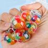10pcs Solid Water Ball Pinching Toy Squeezing Acne Rainbow Ball Squeeze Toys  Children Birthday Gift