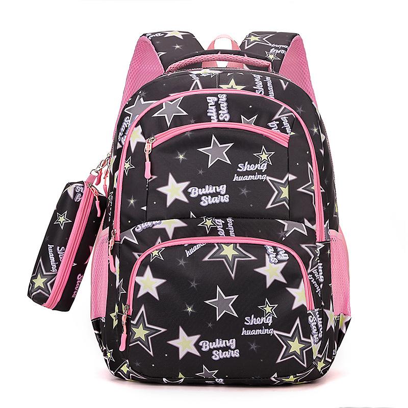 New Middle and High School Students Schoolbag Large Capacity Fresh and Cute Backpack Casual Simple Travel Backpack