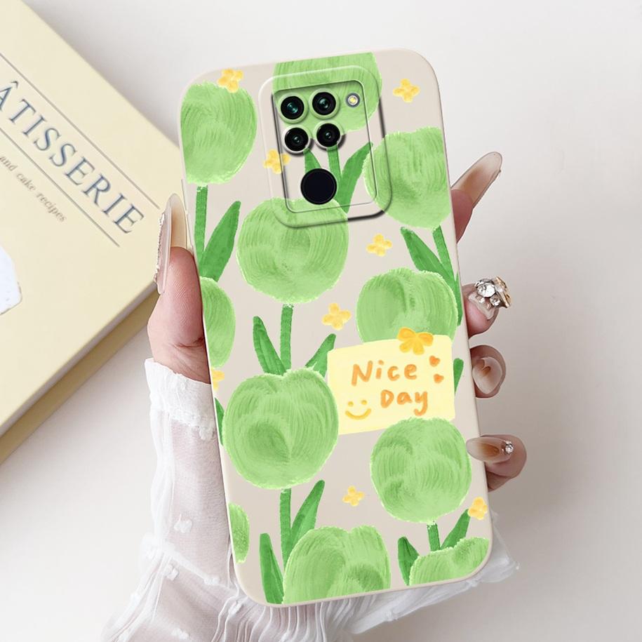 For Xiaomi Redmi Note 9 Case Cute Cartoon Panda Rabbit Liquid Silicone Shockproof Bumper on Xiomi Redmi Note 9 Cover Note9 Funda