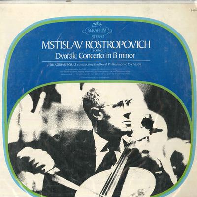 LP Запись МСТИСЛАВ РОСТРОПОВИЧ - АНТОН?Н ДВО - Концерт си-минор S60136 Серафим 1973 США Классика Б/У