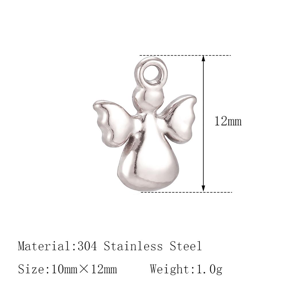 3Pcs Pet Dog Claw/Compass North Star/Sea Wave/Cat's Paw Charms Stainless Small Pendants for Necklace Bracelet DIY Jewelry Making