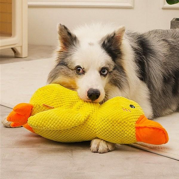 Dingdongpet Pet Quack Quack Гигантская кукла-утка, желтая, 1 шт.