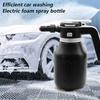 Электрическая мойка высокого давления 2 л | Auto-Boost и IPX5 для автомобиля/мотоцикла/велосипеда | Портативный пеногенератор, 3 автомобиля/зарядка