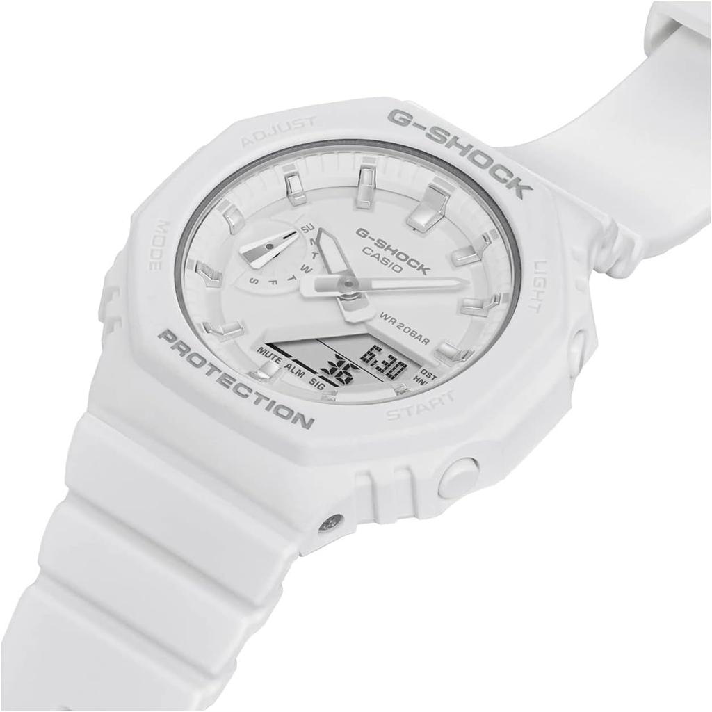 Casio GA-2100-7A7ER Белый Аналогово-цифровой Кварцевый